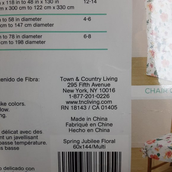 Spring Jubilee Floral Table Linen | New! 60x144" - Picture 10 of 10